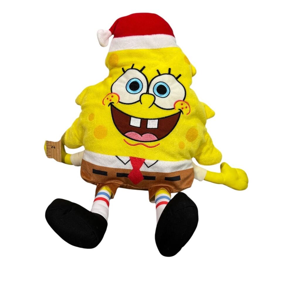 2022 SpongeBob SquarePants Santa Christmas Plush Just Play Nickelodeon